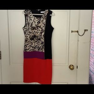 Calvin Klein block color dress size 8